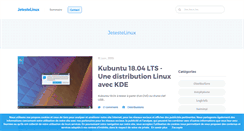 Desktop Screenshot of jetestelinux.com