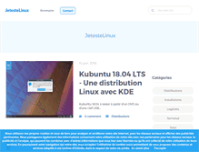 Tablet Screenshot of jetestelinux.com